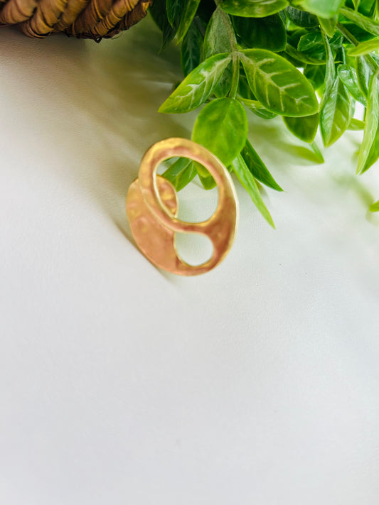 Conector capa oro 18k matte